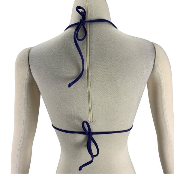 Xhilaration Ruffle Bikini Top Medium Layers Small Bust Multi Color Tie - Picture 4 of 5